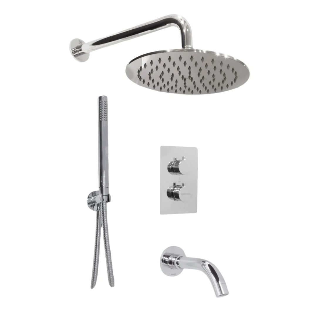 Ensemble de bain-douche Veneto 5 Chrome