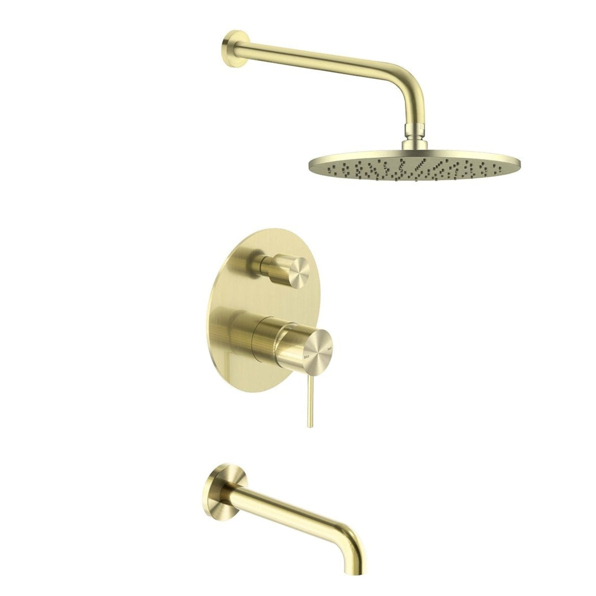 Veneto Bath Shower Set 2 Brushed Gold