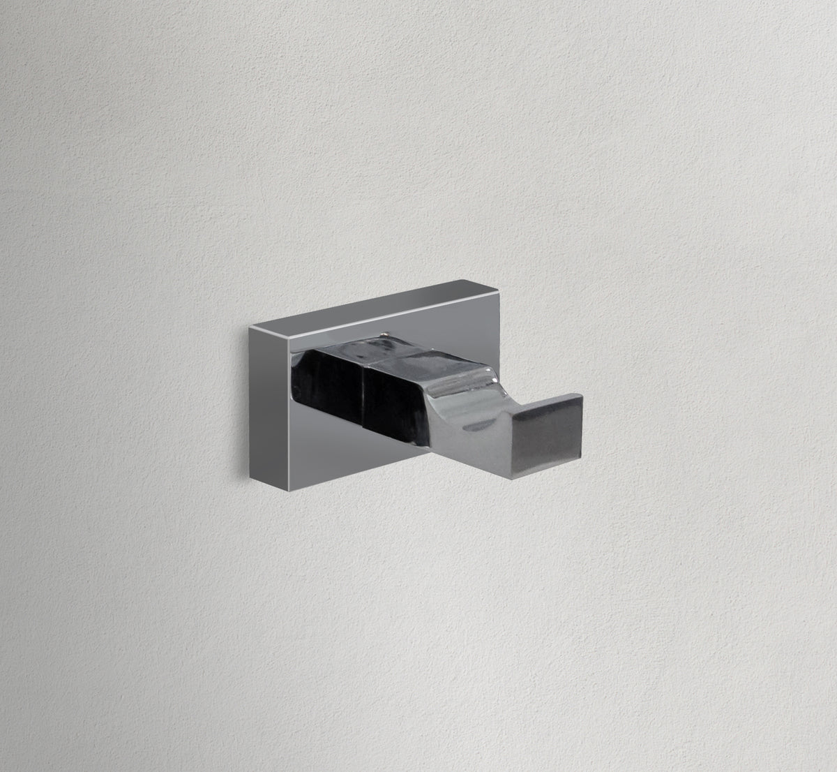 Square Chrome Robe Hook