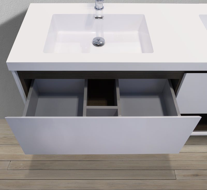 MC 1600H top basin view with U shape drawer open