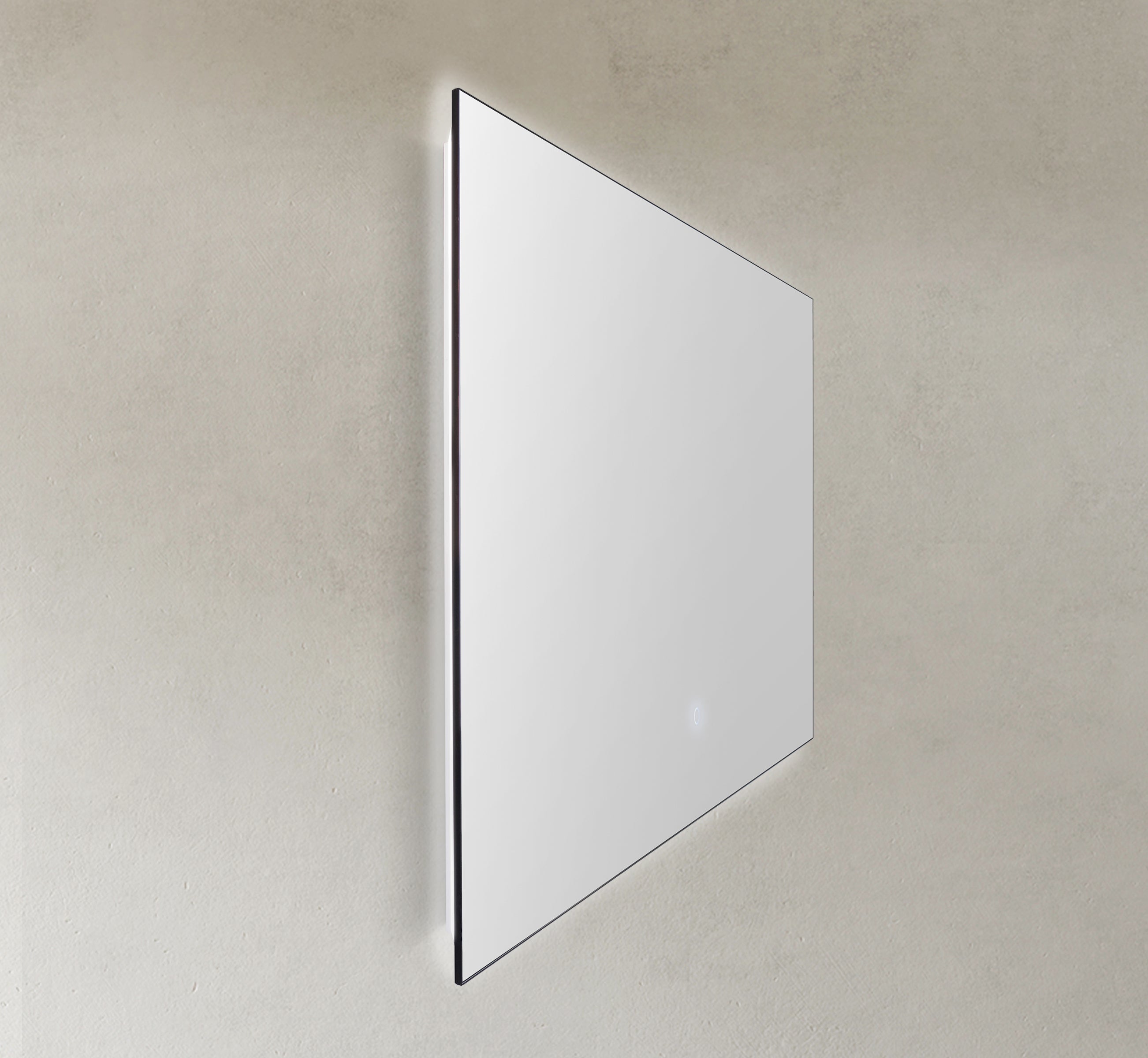 29" Black Framed LED Bathroom Vanity Mirror