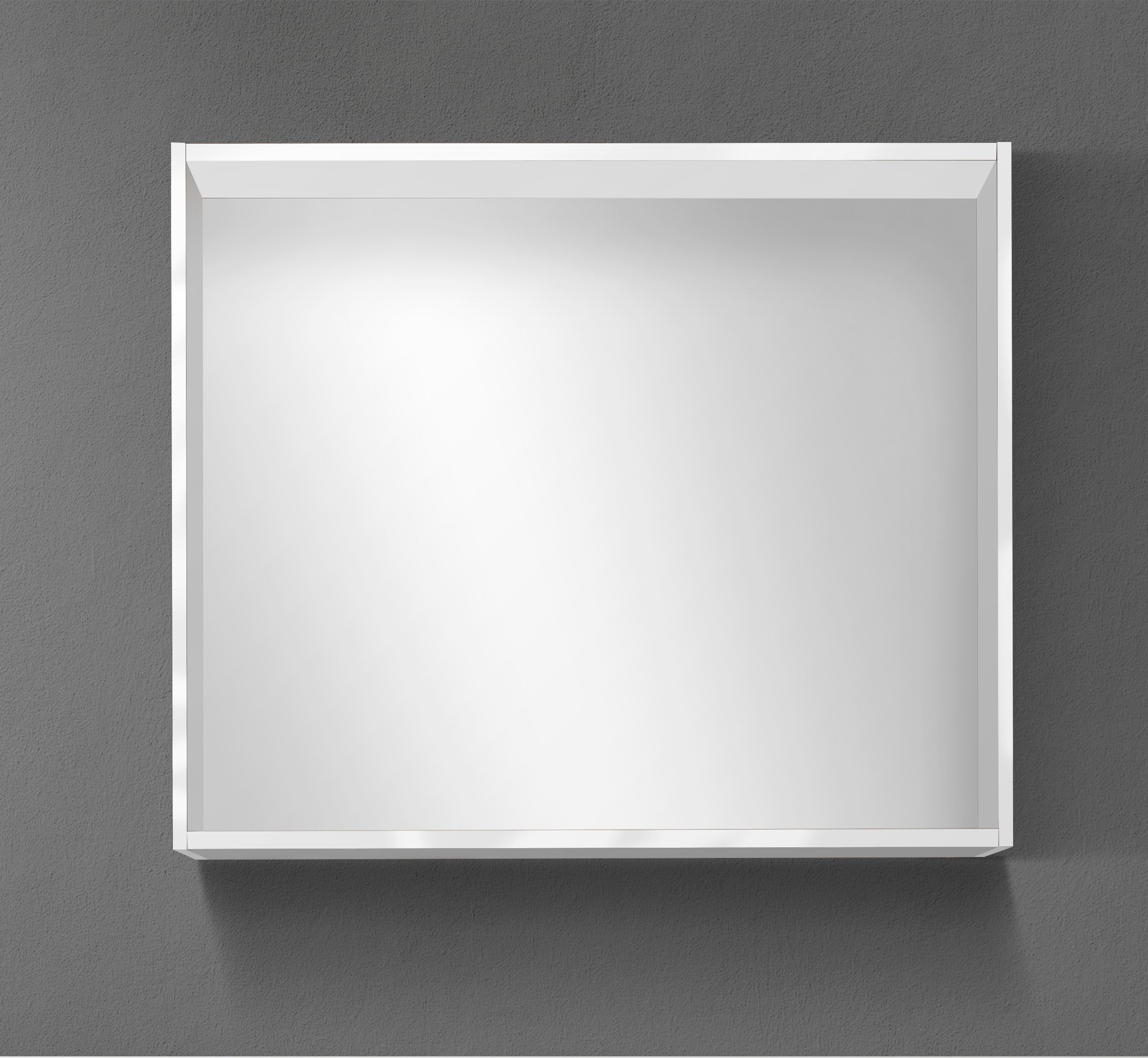 Miroir encadré de 36 po avec étagère