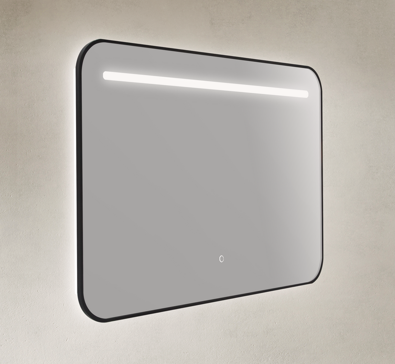 MR 900NS - 36" Black Framed LED Bathroom Vanity Mirror