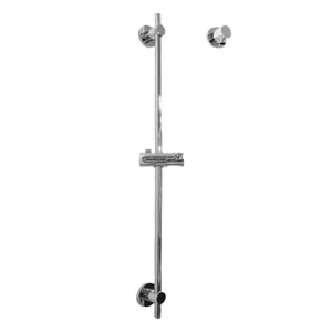 Solid Brass Round Chrome Slide Bar