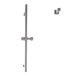 Solid Brass Square Chrome Slide Bar
