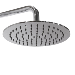 Pommeau de douche rond en acier inoxydable de 10 po