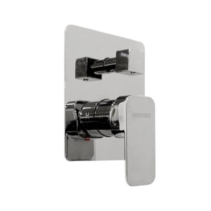 2-Way Pressure Balance Square Mixer Chrome
